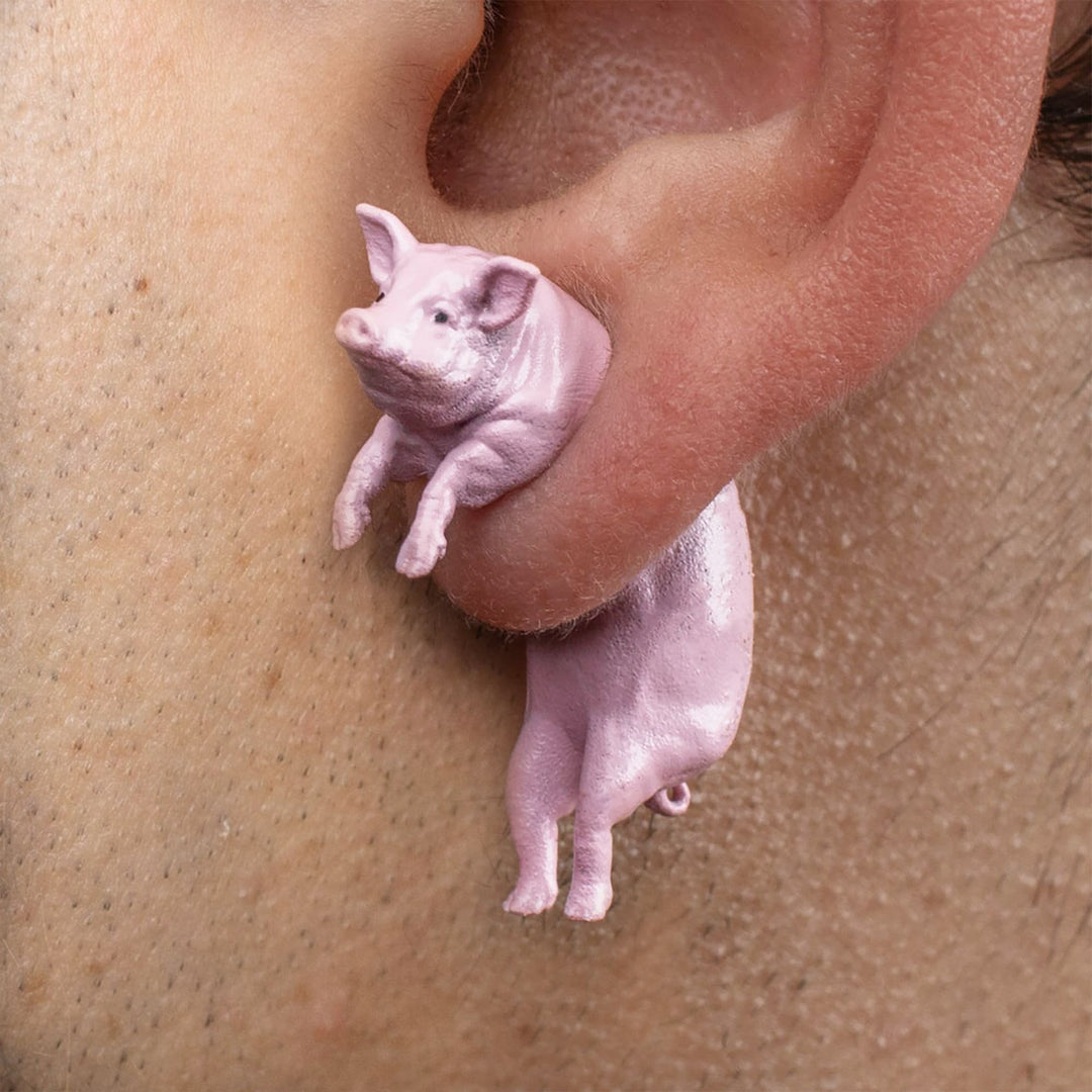 Pig Earrings