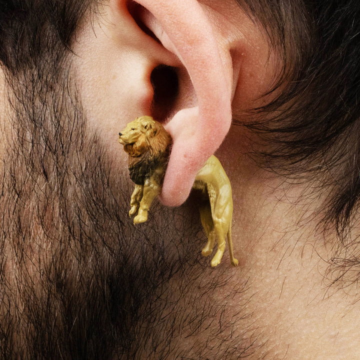 Lion Earrings