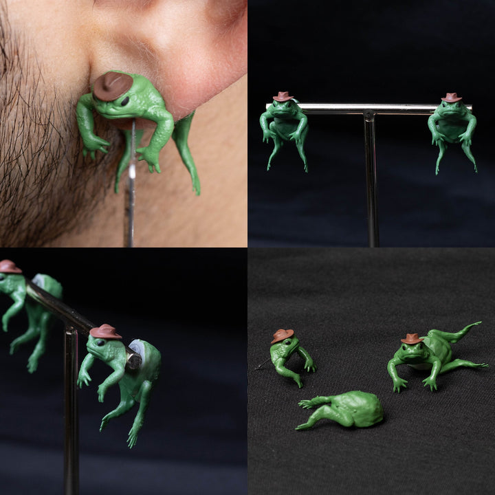 Frog Toad Earrings