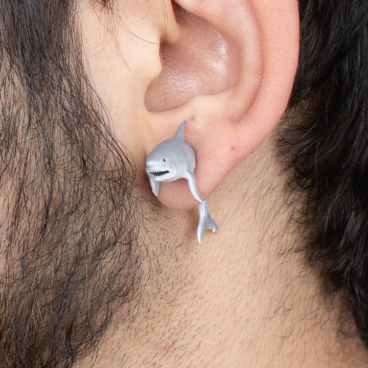 Great White Shark Earrings