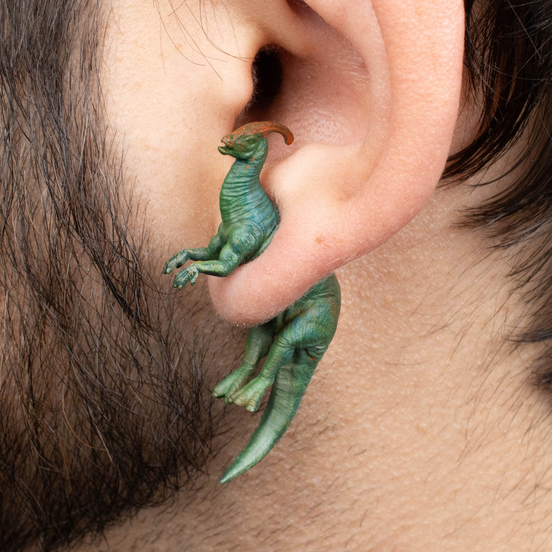 Parasaurolophus Earrings