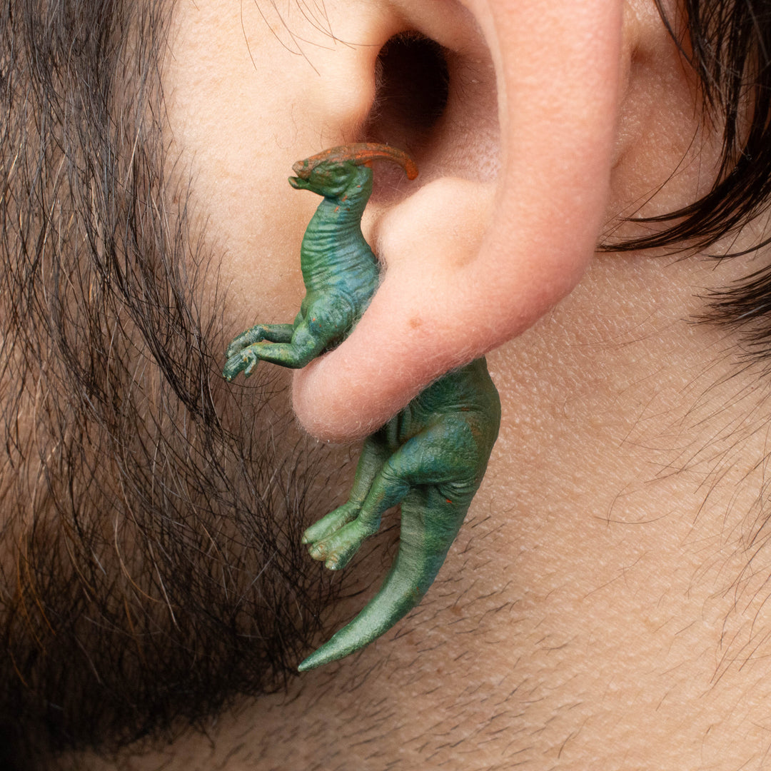 Parasaurolophus Earrings