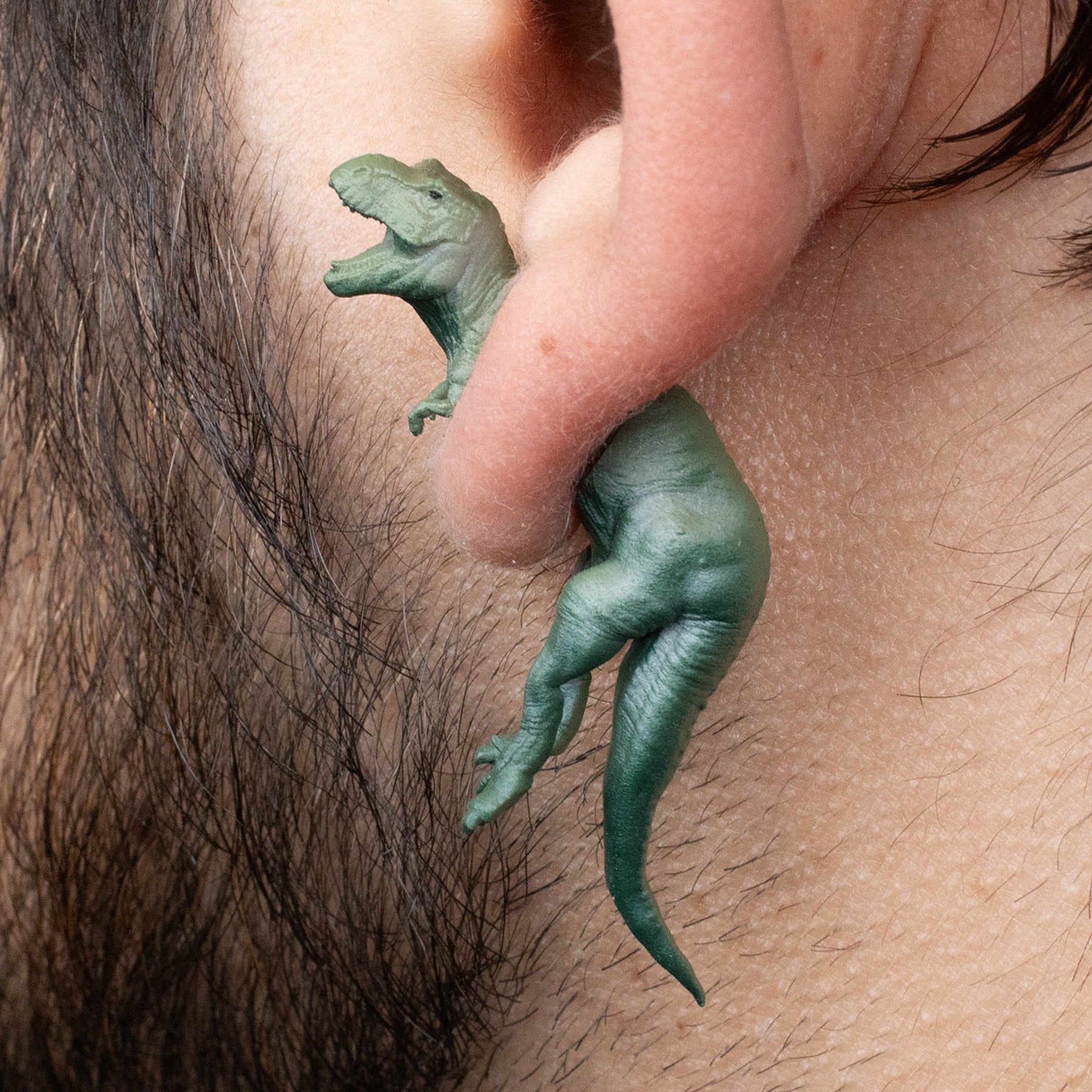 T-Rex Earrings - Main Image