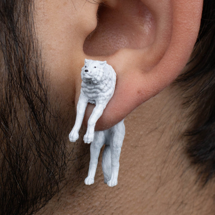 Wolf Earrings