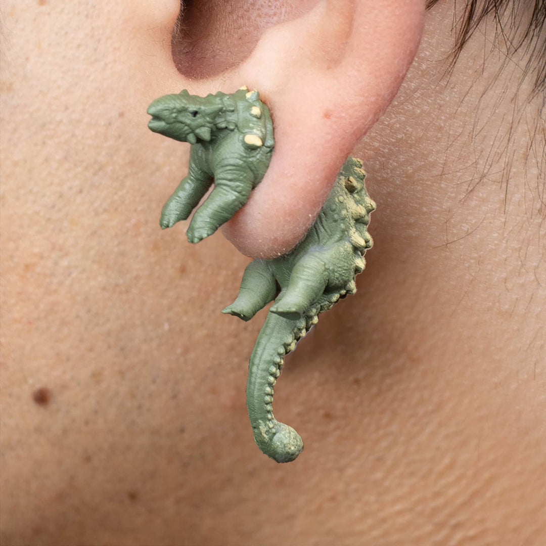 Ankylosaurus Earrings