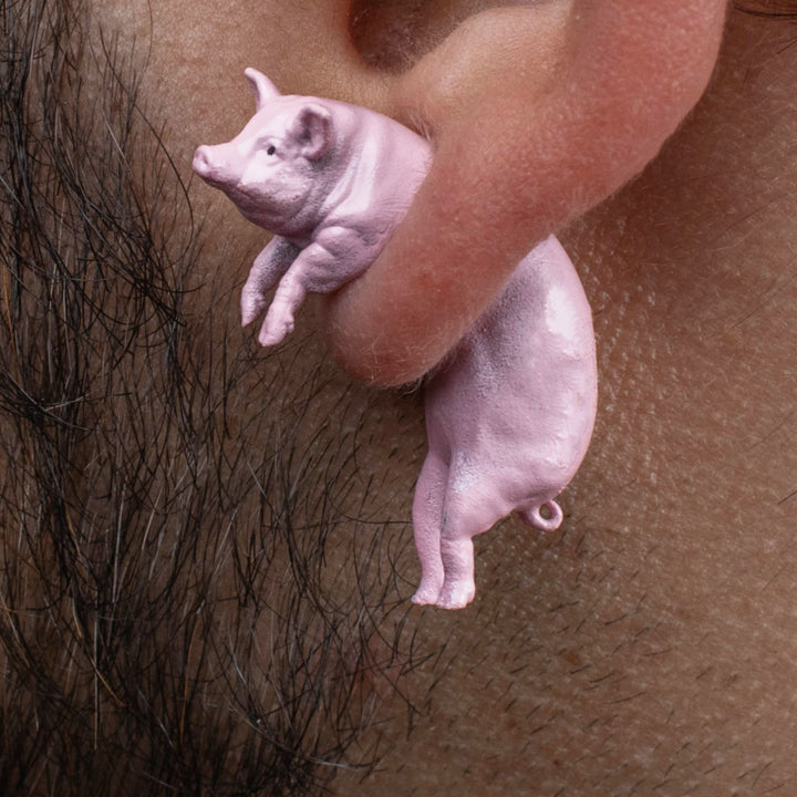 Pig Earrings