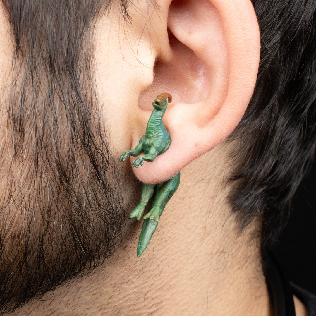 Parasaurolophus Earrings