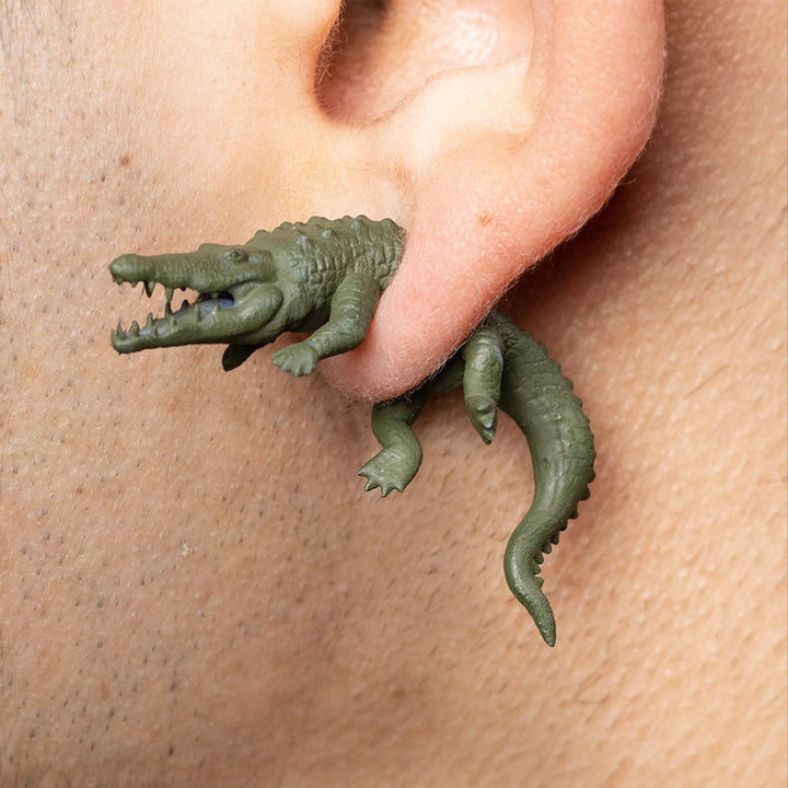 Crocodile Alligator Earrings