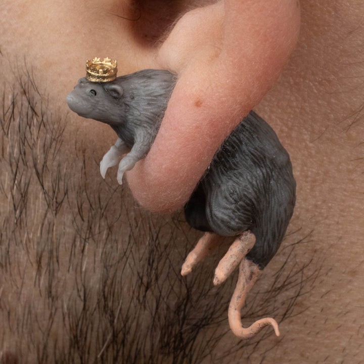 Rat Earrings