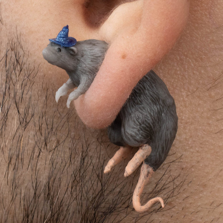 Rat Earrings