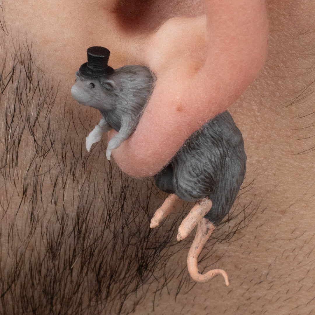 Rat Earrings