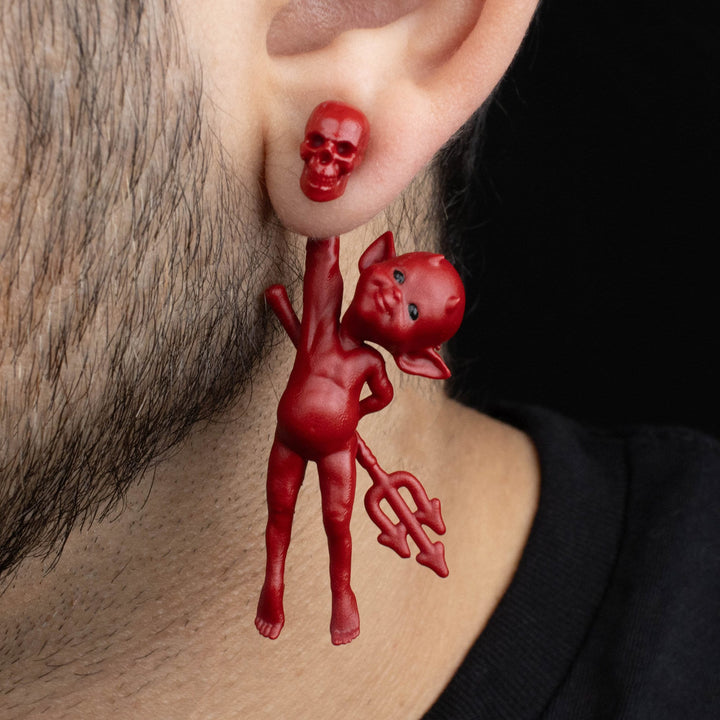 Little Red Devil Earrings